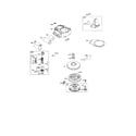 Craftsman 917287240 motor-starter/blower housing diagram