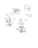 Motor-starter/blower housing
