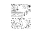 Briggs & Stratton 126302-0775-E1C rewind starter/blower housing diagram