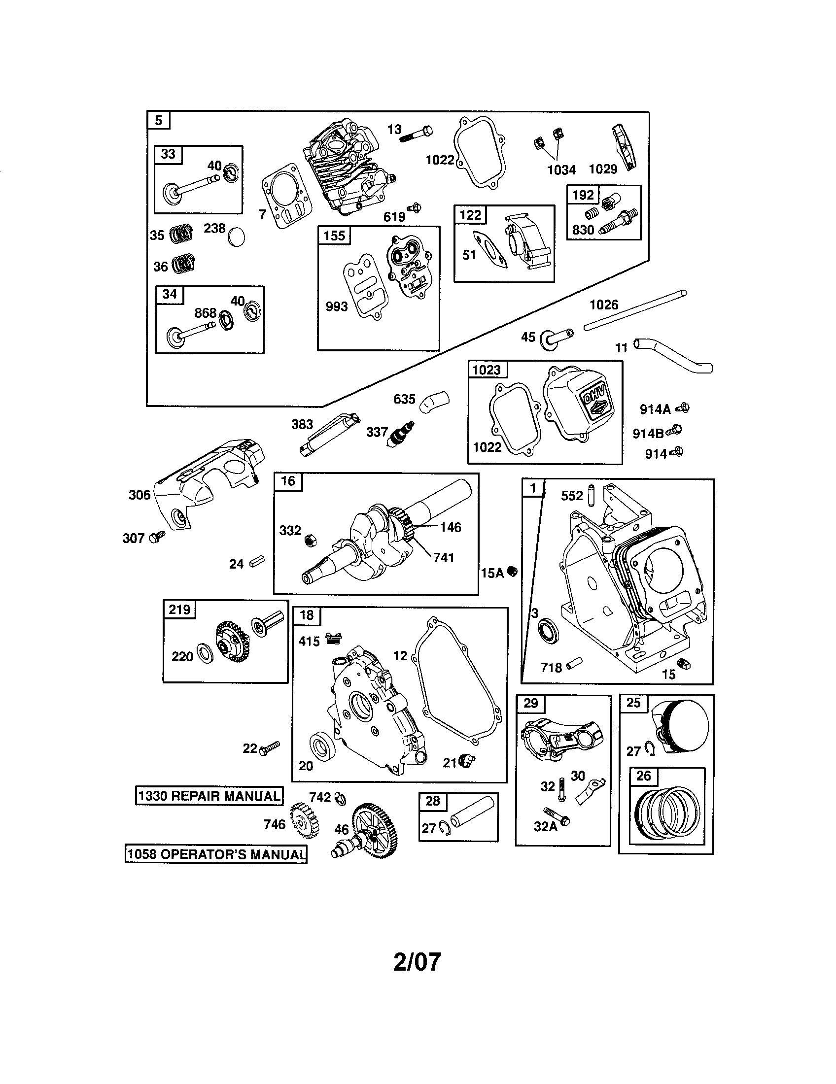 CYLINDER/CRANKSHAFT/CRANKCASE