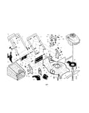Handle/housing/grass bag/engine