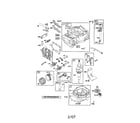 Craftsman 917370561 cylinder/crankshaft/crankcase diagram