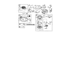 Craftsman 917370561 rewind starter/blower housing diagram