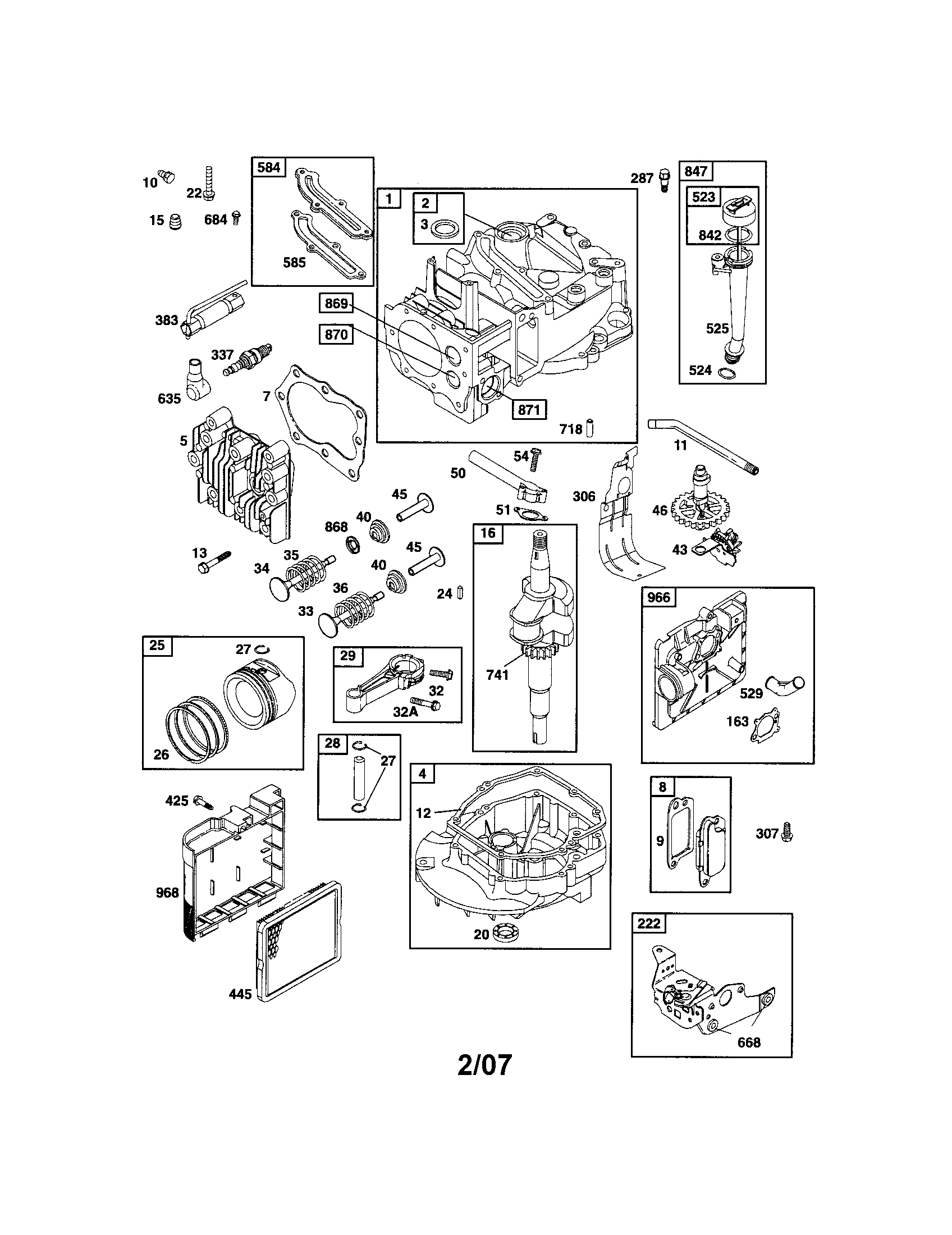 CYLINDER/CRANKSHAFT/CRANKCASE