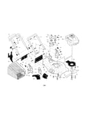 Handle/engine/housing/grass bag