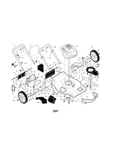 Handle/engine/housing