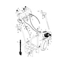 Craftsman 917881051 control panel/discharge chute diagram