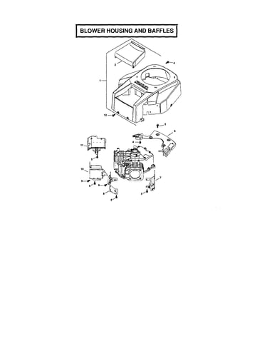 Blower housing/baffles