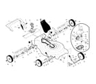 Craftsman 917370530 drive control/gear case/wheels diagram