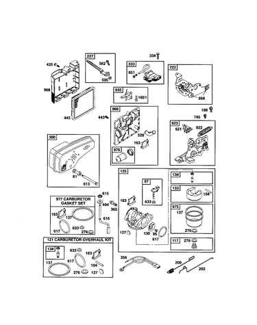 Carburetor/gasket set