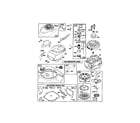 Craftsman 917376741 rewind starter/blower housing diagram