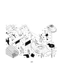 Engine/housing/handle/grassbag