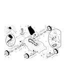 Drive control/gear case/wheels