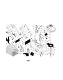 Engine/housing/handle/grassbag