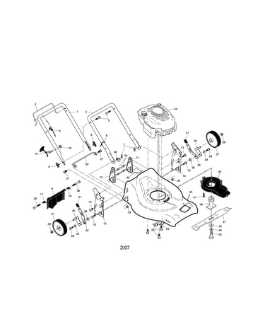 Engine/housing/handle