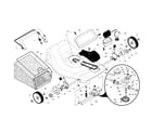 Craftsman 917371631 drive control/gear case/wheels diagram