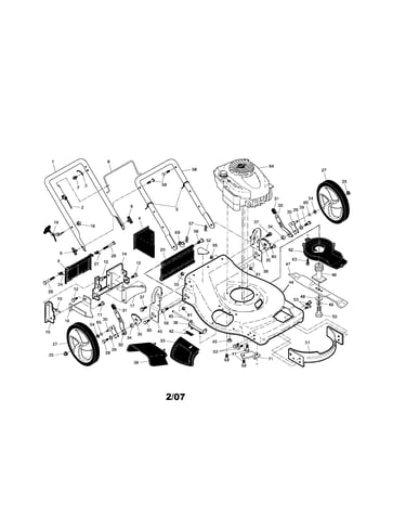 Engine/housing/handle