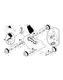 Drive control/gear case/wheels