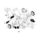 Craftsman 917371720 engine/housing/handle diagram