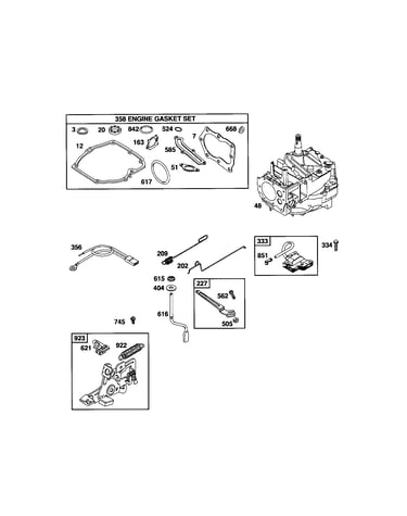 Short block/gasket set