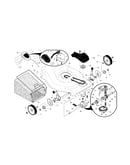 Drive control/gear case/wheels
