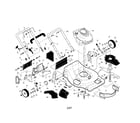 Husqvarna 917374440 engine/housing/handle diagram