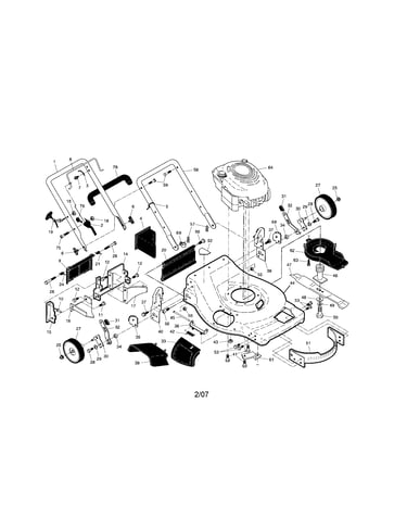 Engine/housing/handle