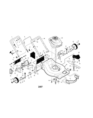 Engine/housing/handle