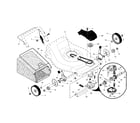 Craftsman 917376168 drive control/gear case/wheels diagram