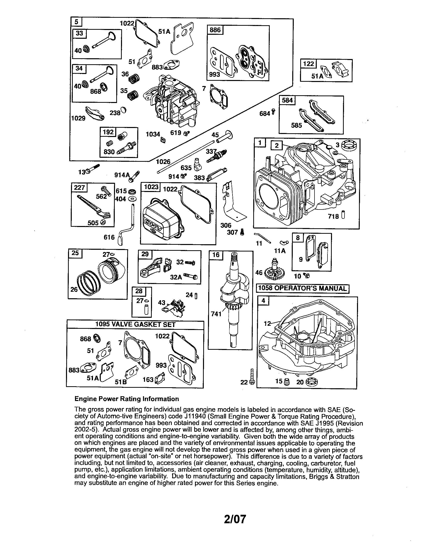 Cylinder/crankshaft/crankcase