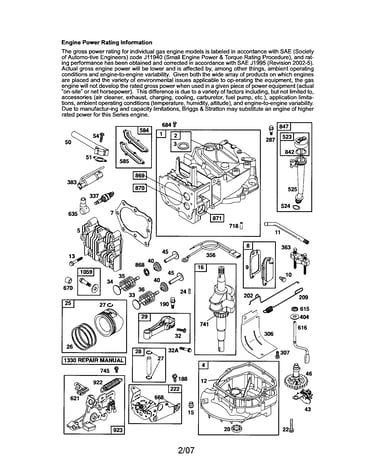 Cylinder/crankshaft/crankcase
