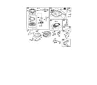 Craftsman 917376169 rewind starter/blower housing diagram