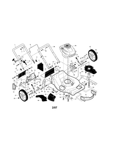 Engine/housing/handle