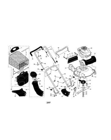 Engine/housing/handle