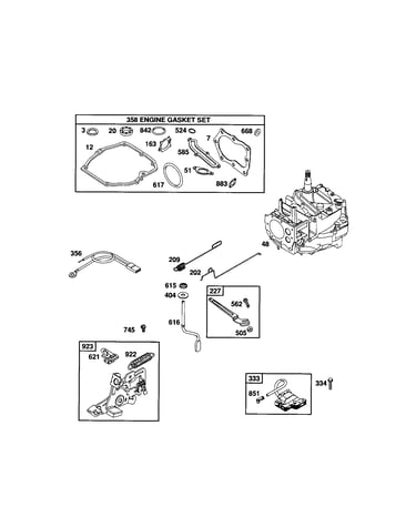Short block/gasket set