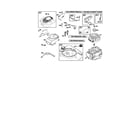 Craftsman 917376061 blower housing/short block diagram