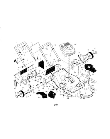 Engine/housing/handle