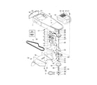 Craftsman 917773710 chassis/deflector diagram