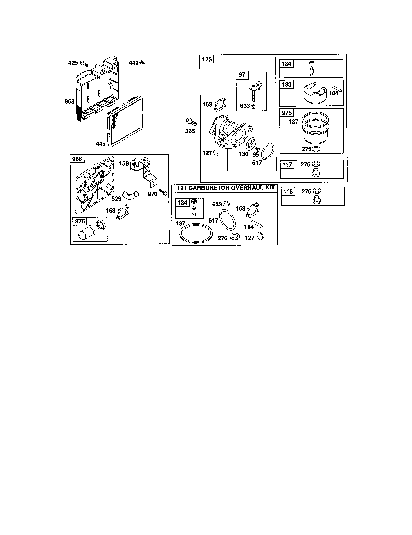 Carburetor/air cleaner
