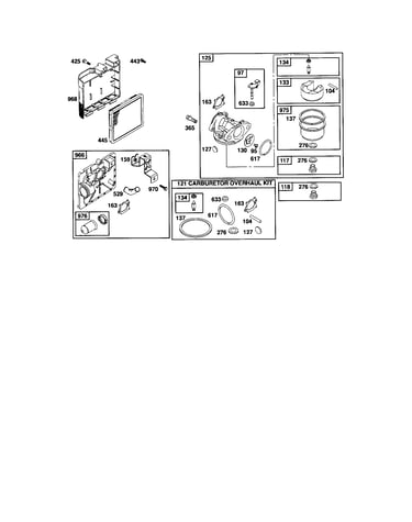 Carburetor/air cleaner