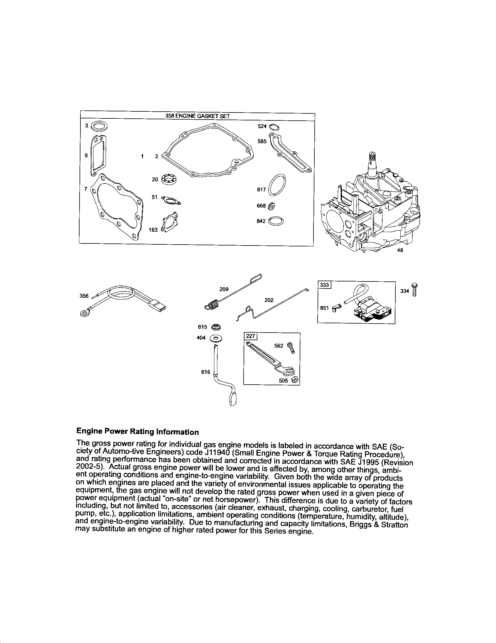 SHORT BLOCK/GASKET SET