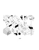 Engine/housing/handle/grassbag
