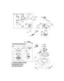 Rewind starter/carburetor