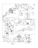 Head-cylinder/carburetor/housing