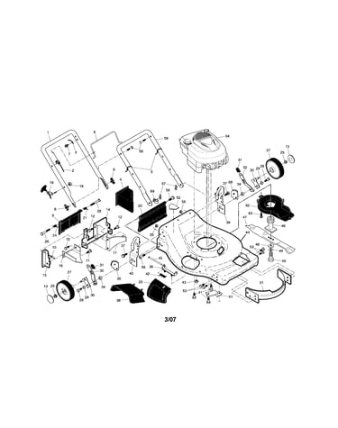 Engine/housing/handle