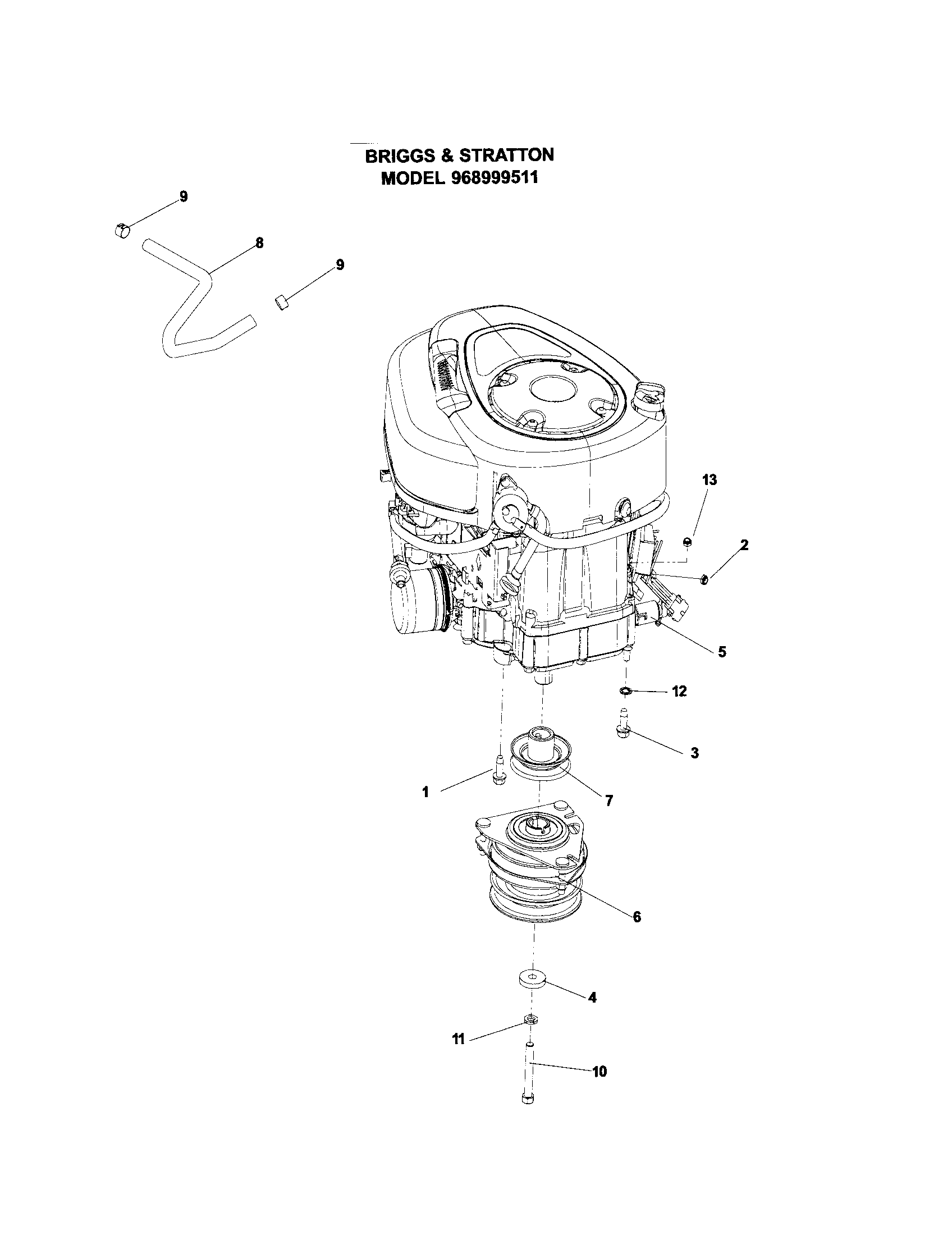 ENGINE ASSEMBLY (19 HP)