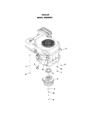 Engine assembly (18 hp)