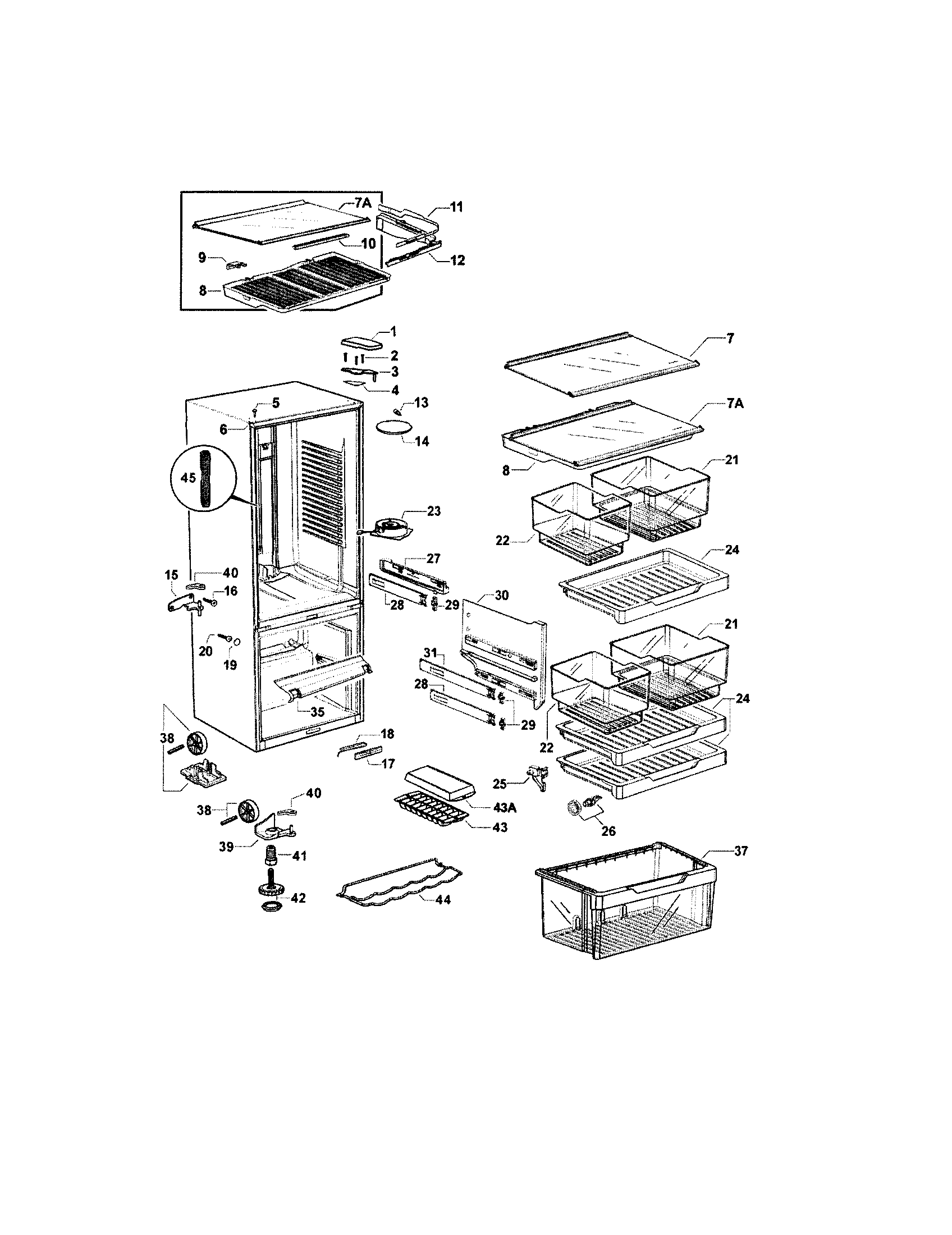 Cabinet components