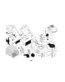 Engine/housing/handle/grassbag