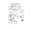 Briggs & Stratton 126302-3775-B1 starter-rewind/flywheel diagram